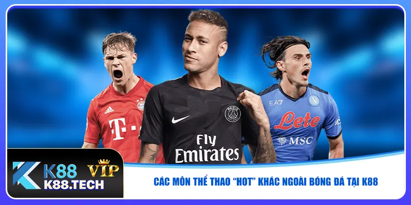 Các môn thể thao “hot” khác ngoài bóng đá tại K88